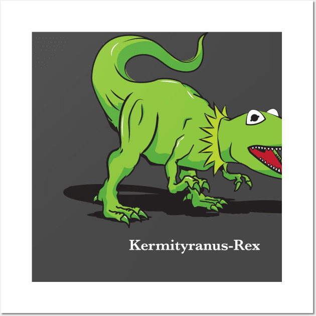 Kermityranus-Rex Wall Art by TeeBC